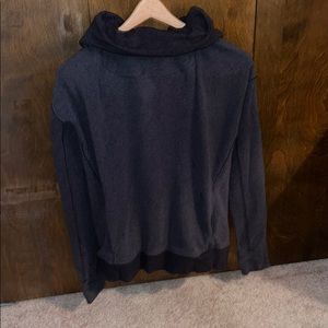 Lululemon dark gray hoodie with neck gaiter